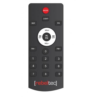 5. Rebeltec SoundBox 630 Tragbarer Bluetooth-Stereo-Lautsprecher, Schwarz, 70 W RMS