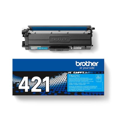 4. Brother TN-421C Tonerkartusche, 1 Stück, Original Cyan