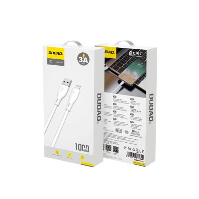 5. Dudao -Kabel USB / Lightning 3A 1m weiß (L2L 1m weiß)