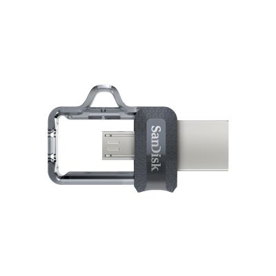 7. SanDisk Ultra Dual Drive SDDD3-064G-G46 USB-Stick (64 GB; microUSB, USB 3.0; schwarz)