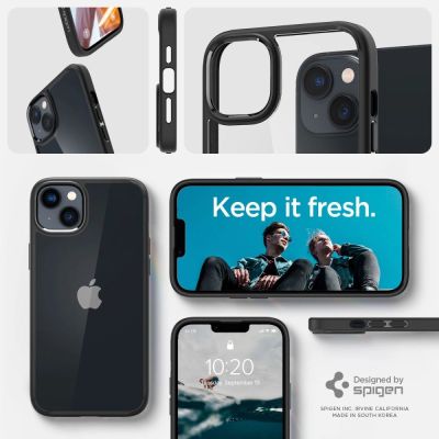 11. Spigen Ultra Hybrid-Hülle für iPhone 14 Plus – Mattschwarz