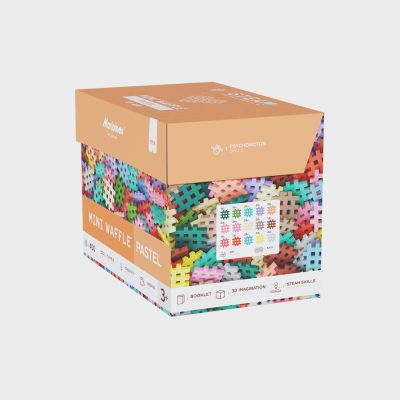 3. Marioinex Mini-Waffel-Bausteine, 400 Teile, Pastell