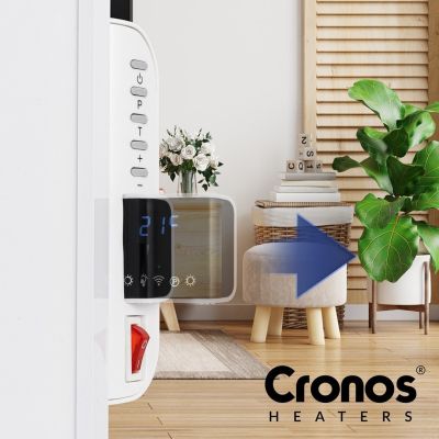 2. Cronos Synthelith Pro CRP-500TWP 500W Graues Heizpaneel mit WLAN und Fernbedienung