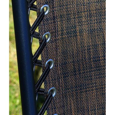 21. Faltbarer Gartenstuhl, multifunktional, 175 x 52/65 x 107 cm, braun