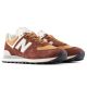 5. New Balance U574 Lifestyle-Sneaker in Braun (U574MRR)