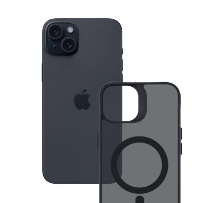 13. 3mk Smoke MagCase Hülle mit MagSafe für iPhone 15 Plus – durchscheinend