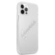 4. Guess GUHCP12MKTRSVSI iPhone 12/12 Pro 6.1" Transparente Hardcase Vintage Script Silver