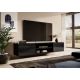 3. TV-Schrank SLIDE 200K 200x40xH37, komplett in Schwarz Hochglanz
