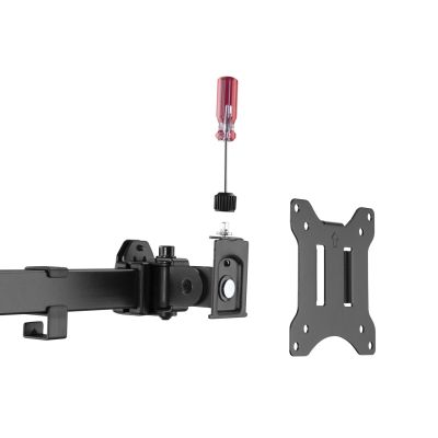 5. Equip 650158 Monitorhalterung/Ständer 81,3 cm (32") Schreibtisch Schwarz