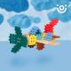 14. Marioinex Mini-Waffel-Bausteine, 300 Teile, Pastell
