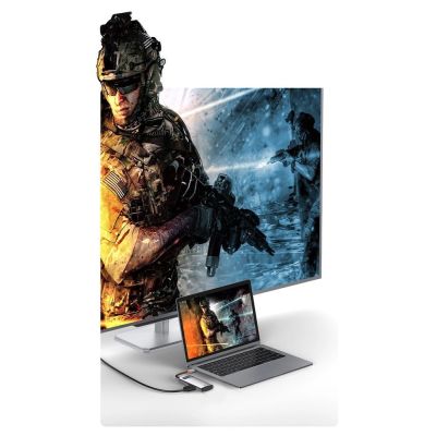 16. Baseus Metal Gleam 4in1 Multifunktions-HUB USB Typ C - USB Typ C Stromversorgung 100 W / HDMI 4K 30 Hz / 1x USB 3.2 Gen 1 / 1x USB 2.0 (CAHUB-CY0G)