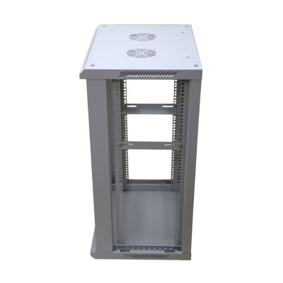 4. Extralink 15U 600x450 Grauer Wand-Rackschrank