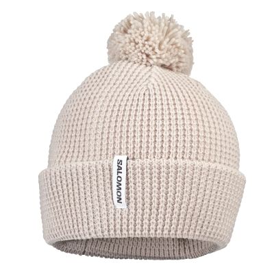 3. Salomon Pompom Beanie LC2937600 Grau OSFA