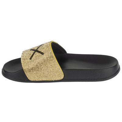 2. SUN68 Hausschuhe Strass Logo X36211-1143 Gold 39
