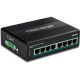 4. TRENDnet Industrie-Switch 8-Port Gigabit PoE+ 24-56V DIN-Schiene