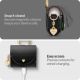 10. Spigen Cyrill Mini Bag Hülle für AirPods 4 – Schwarz