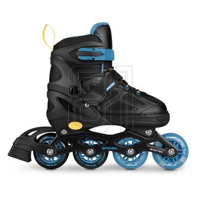 7. Spokey Quattro 4IN1 SPK-943433 Inlineskates Größe 34-37 BK/DBL