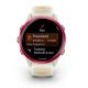 2. Garmin Forerunner 570 42mm Uhr aus Aluminium in den Farben Knochenweiß/Himbeere