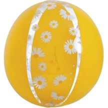 Aufblasbarer Strandball 50 cm, Gänseblümchengelb 53174