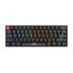 5. Marvo Scorpion KG933G Saber 61 Kabelgebundene mechanische RGB-Gaming-Tastatur 60% UK-Layout (Schwarz) QWERTY-Tastatur Schwarz