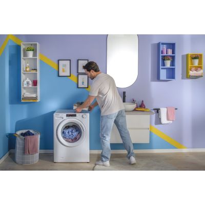 63. Candy Smart Pro Inverter CO 474TWM6/1-S Waschmaschine, Frontlader, 7 kg, 1400 U/min, Weiß