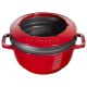 6. Staub Fondue-Set – 18 cm, Rot