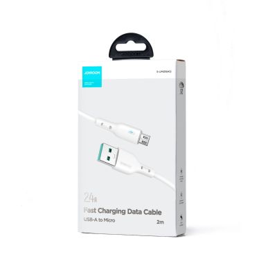 7. Joyroom Premium Series A13 USB-A / Micro-USB 2,4A-Kabel 2 m – weiß