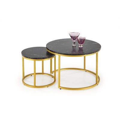 PAOLA SCHWARZER COUCHTISCH 60X40CM
