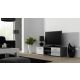 TV-Schrank SOHO 140 grau/weiß glänzend