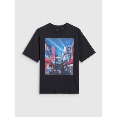 7. Oversize-T-Shirt für Jungen mit Aufdruck 4F 4FJRAW25TTSHM3061-20S