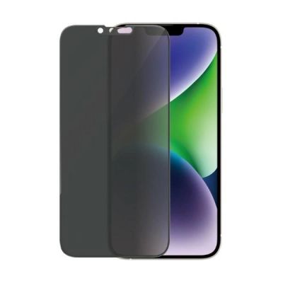 4. PanzerGlass Ultra-Wide Fit Antibakterieller Sichtschutz aus gehärtetem Glas für iPhone 14 Plus/13 Pro Max