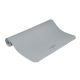 Gymnastikmatte für Yoga, Pilates, Fitness, 200 x 115 cm, 1 cm dick, TPE-Material, grau, REBEL ACTIVE