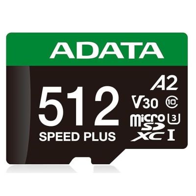 10. Speicherkarte MEMORY MICRO SDXC 512GB UHS-I ADATA UD512GUI3V30A2SP-RA1