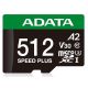 10. Speicherkarte MEMORY MICRO SDXC 512GB UHS-I ADATA UD512GUI3V30A2SP-RA1
