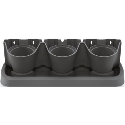 13. Vertikales Gartenblumenbeet, stehend, Anthrazit