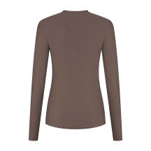 Rogelli DR ESSENTIAL Laufshirt, Mokka, XS