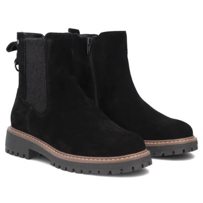 4. Schwarze Damen-Leder-Chelsea-Boots Filippo DBT7935