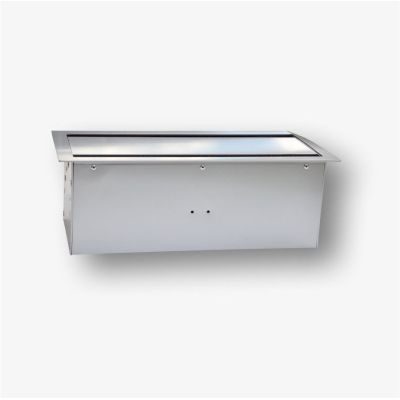 8M Unterputzdose – Unterputzdose zur Montage von Standardsteckdosen 22,5 x 45 mm (45 x 45 mm), beidseitig klappbar, silberfarben