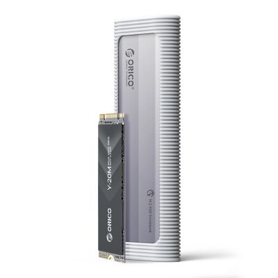 2. Orico AXM2-G2-V1 M.2 NVME USB-C/USB-A auf USB-C 10Gb/s Festplattenlaufwerk - Grau