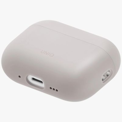 2. Uniq Lino Silikonhülle für AirPods Pro – Beige