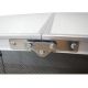 8. Klappbarer Campingtisch 120x60x70/62/55cm, 4 Stühle und Ablage