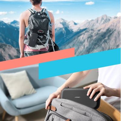 10. Ugreen Case Box für Nintendo Switch und Zubehör 26 cm x 12 cm x 4 cm schwarz (LP174 50974)