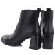 5. Schwarze Damen-Ankle-Boots aus Leder mit hohem Absatz, Modell Vinceza 67057