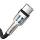 4. Baseus Cafule Series Metal Data USB-C / USB-C PD QC SCP 100W 5A 1 m Kabel - Schwarz