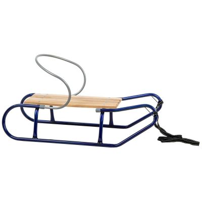 3. Metallschlitten TOMEK mit Rückenlehne, blau