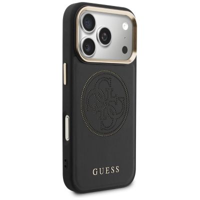 4. Guess Perforierte 4G MagSafe Hülle für iPhone 17 Pro - Schwarz