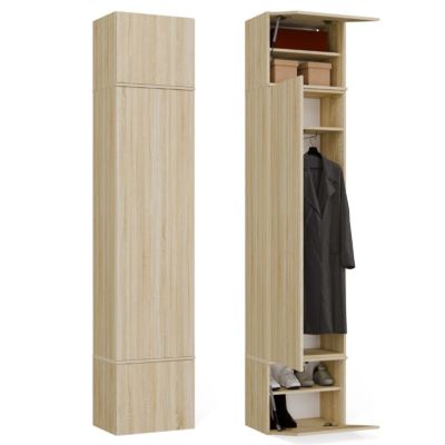 4. Kleiderschrank HAGA 1-türig SONOMA