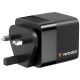 7. Verbatim Gan 65W Ladegerät mit 2x USB-C PD, 1x USB-A, Rücklaufkabel 32217