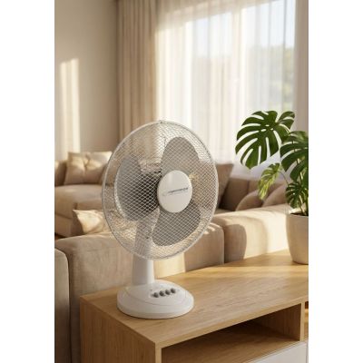 10. Esperanza Chinnok EHF003WE Tischventilator (weiß, grau)