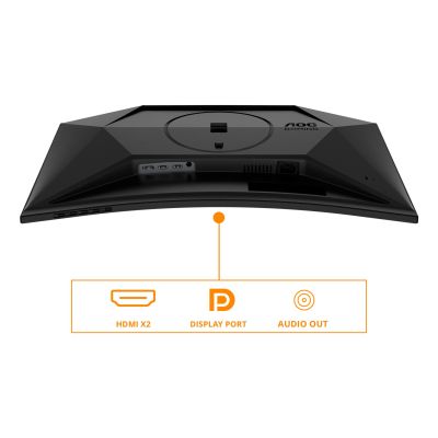 4. AOC G4 CQ27G4X Computermonitor 68,6 cm (27") 2560 x 1440 px Quad HD LCD Schwarz